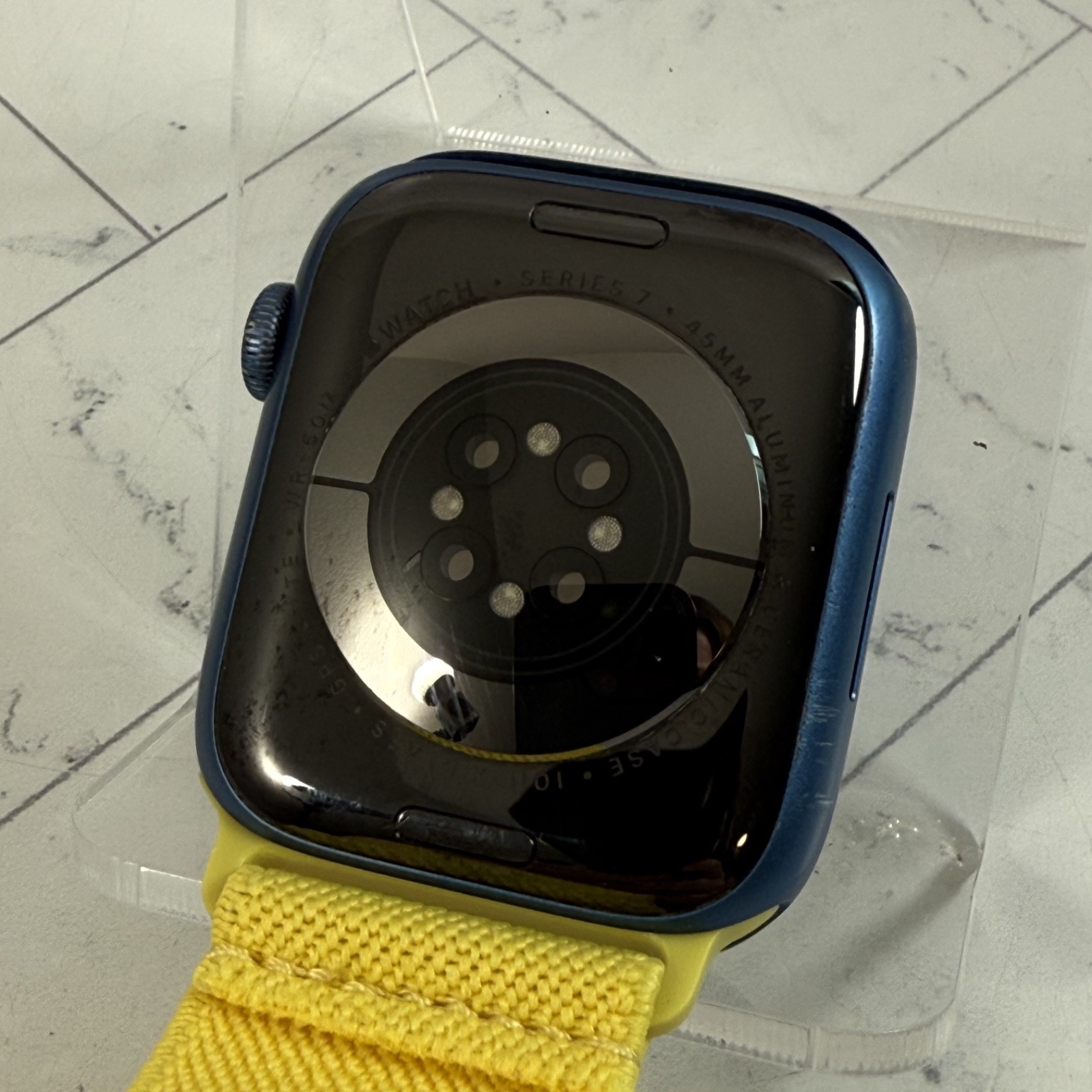 Apple Watch Series 7 Cellular Unlocked + GPS WiFi 45mm Aluminum Blue #A82