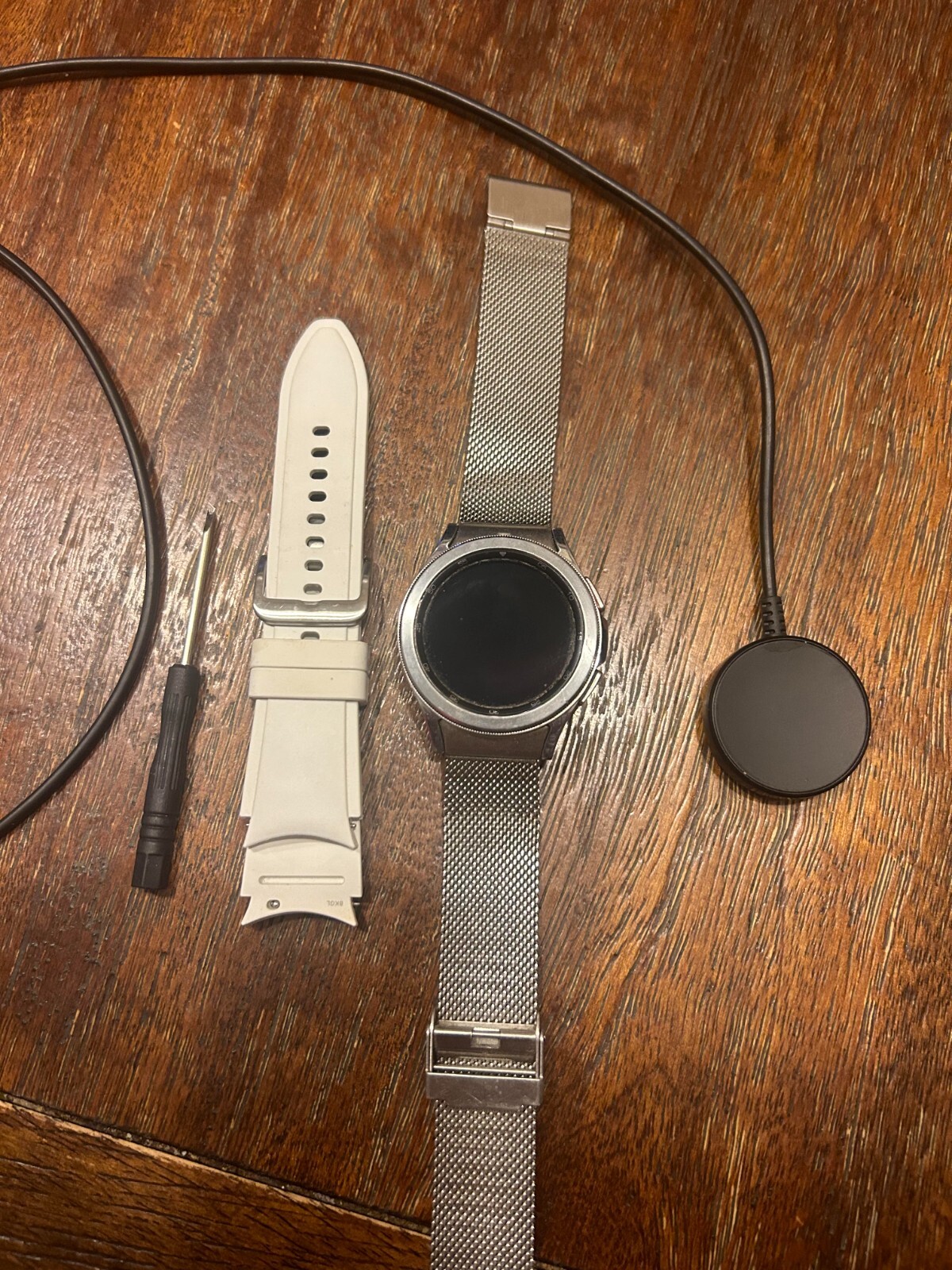 Samsung Galaxy Watch4 Classic 42mm Stainless Steel SM-R880 Silver – Very Good