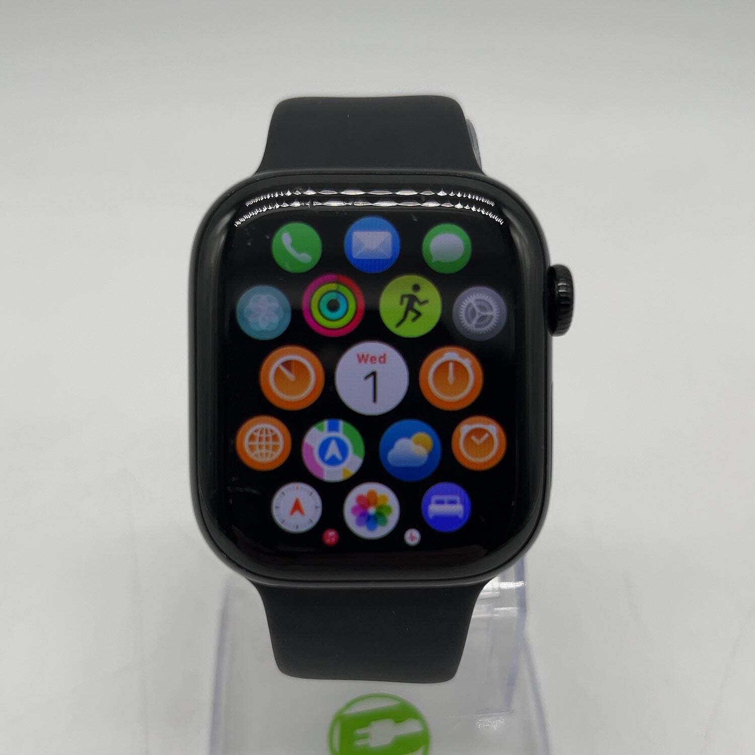Unlocked Apple Watch Series 11 42MM Jet Black Aluminum Black Sport Band