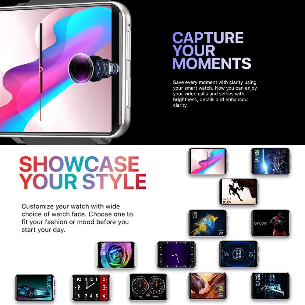 4G WIFI Smart Watch Camera Android 7.1 Unlocked Phone Watch Big Screen 16GB/32GB