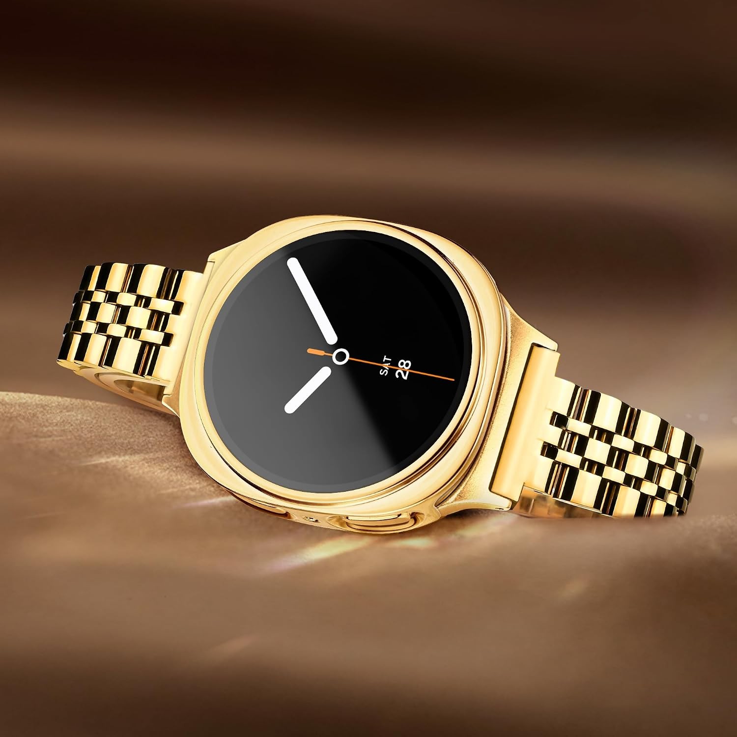 Case for Samsung Galaxy Watch 9/8 40mm Slim Metal Band with Bumper Cover