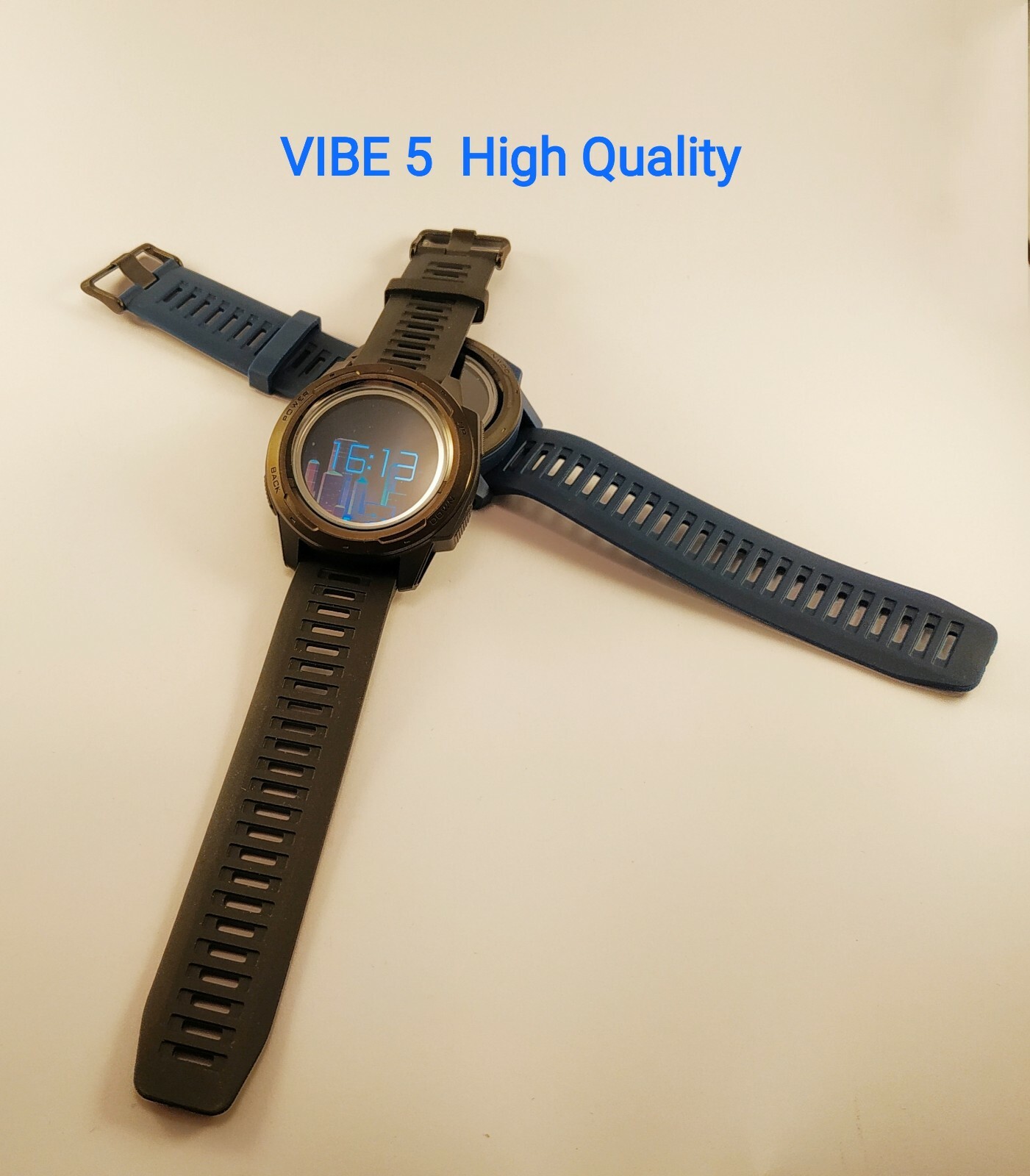 VIBE 5 PRO Smart Band Watch Bracelet Wristband Fitness Tracker Monitor Black