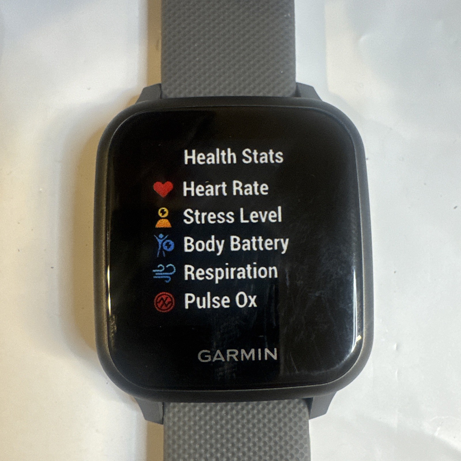 Garmin Venu Sq Std Ed Wifi + Bluetooth Purple & Lavender Smartwatch NEW no box.