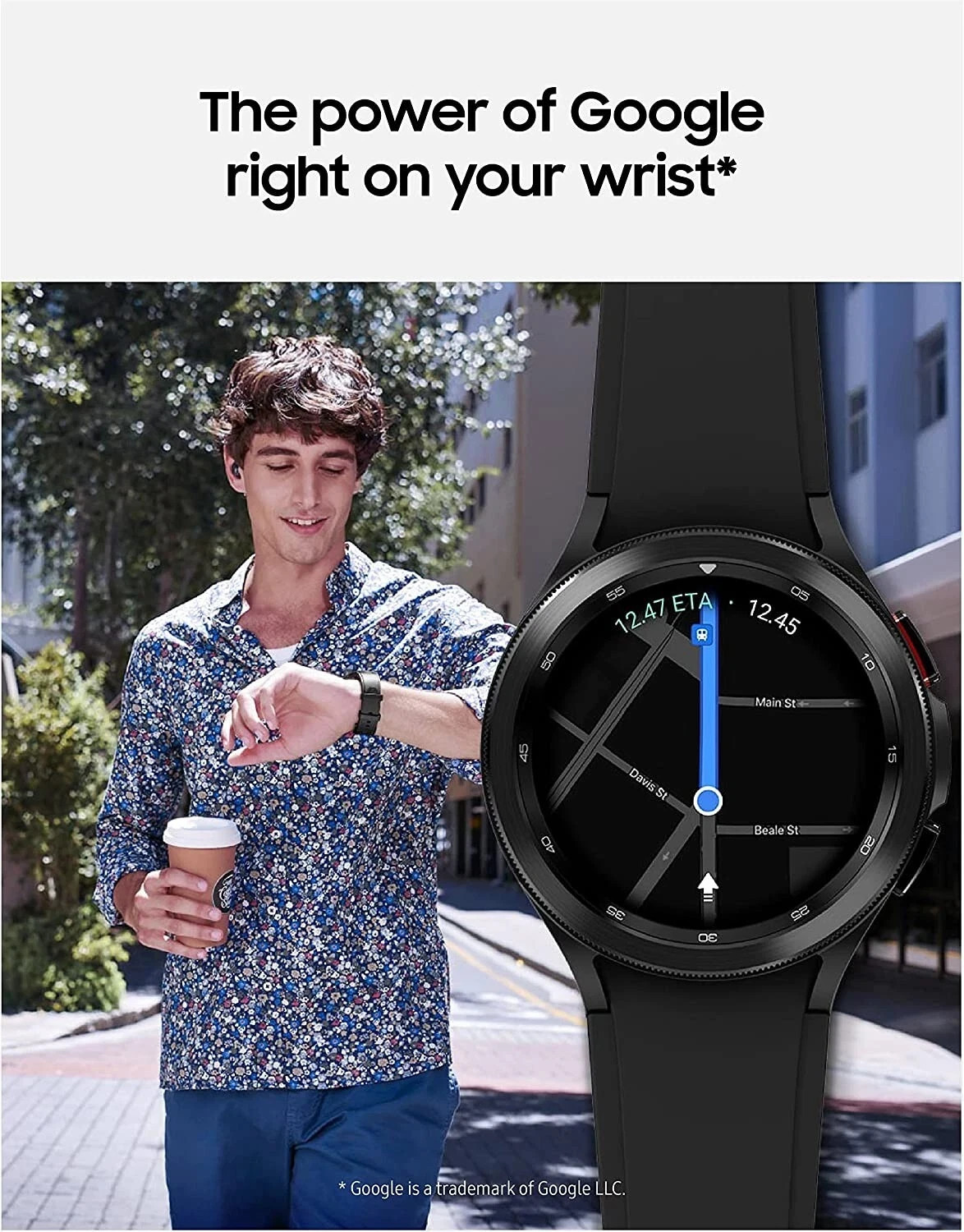 Samsung Galaxy Watch4 Classic SM-R895 46mm Stainless Steel Case with Ridge-Sport