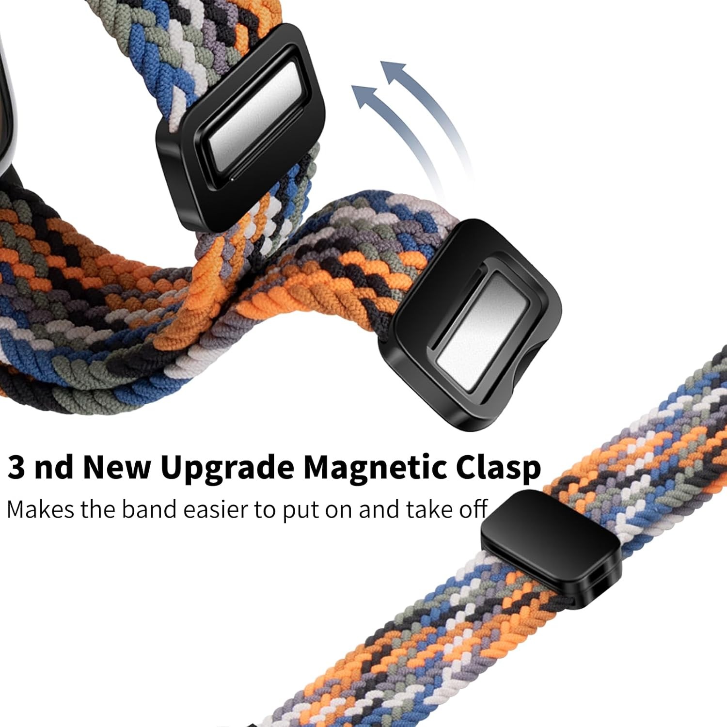 Sport Loop Band for Apple Watch Series 8 7 6 5 4 SE 38mm 40mm Magnetic Stretchy