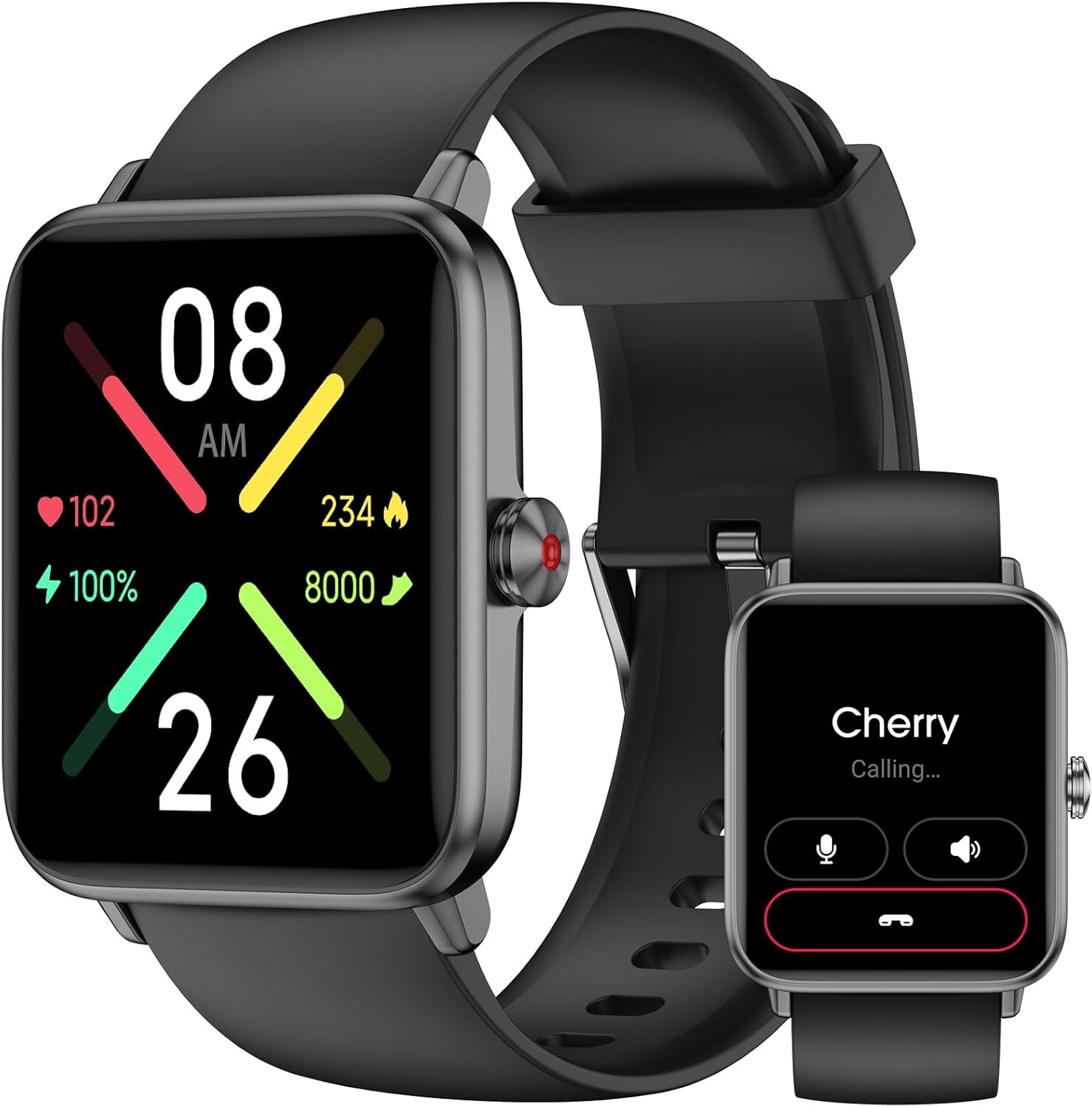 Smart Watch (Answer/Make Call) for Women Men, Fitness Tracker with Heart Rate…
