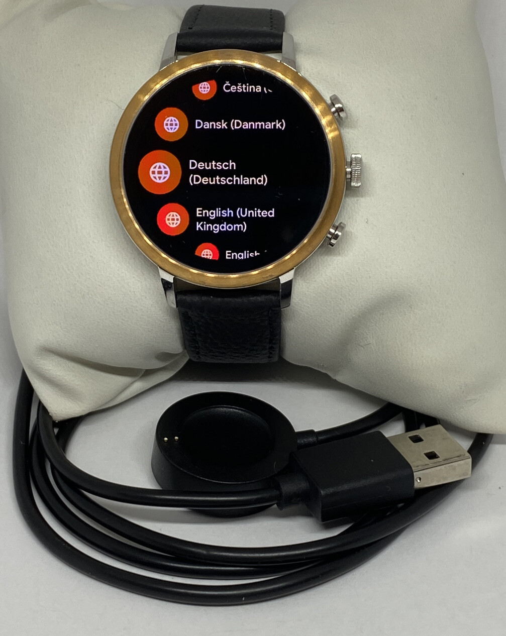 Fossil Gen 4 Authentic Digital Dial Smart Watch Custom Band FTW6016 DC102