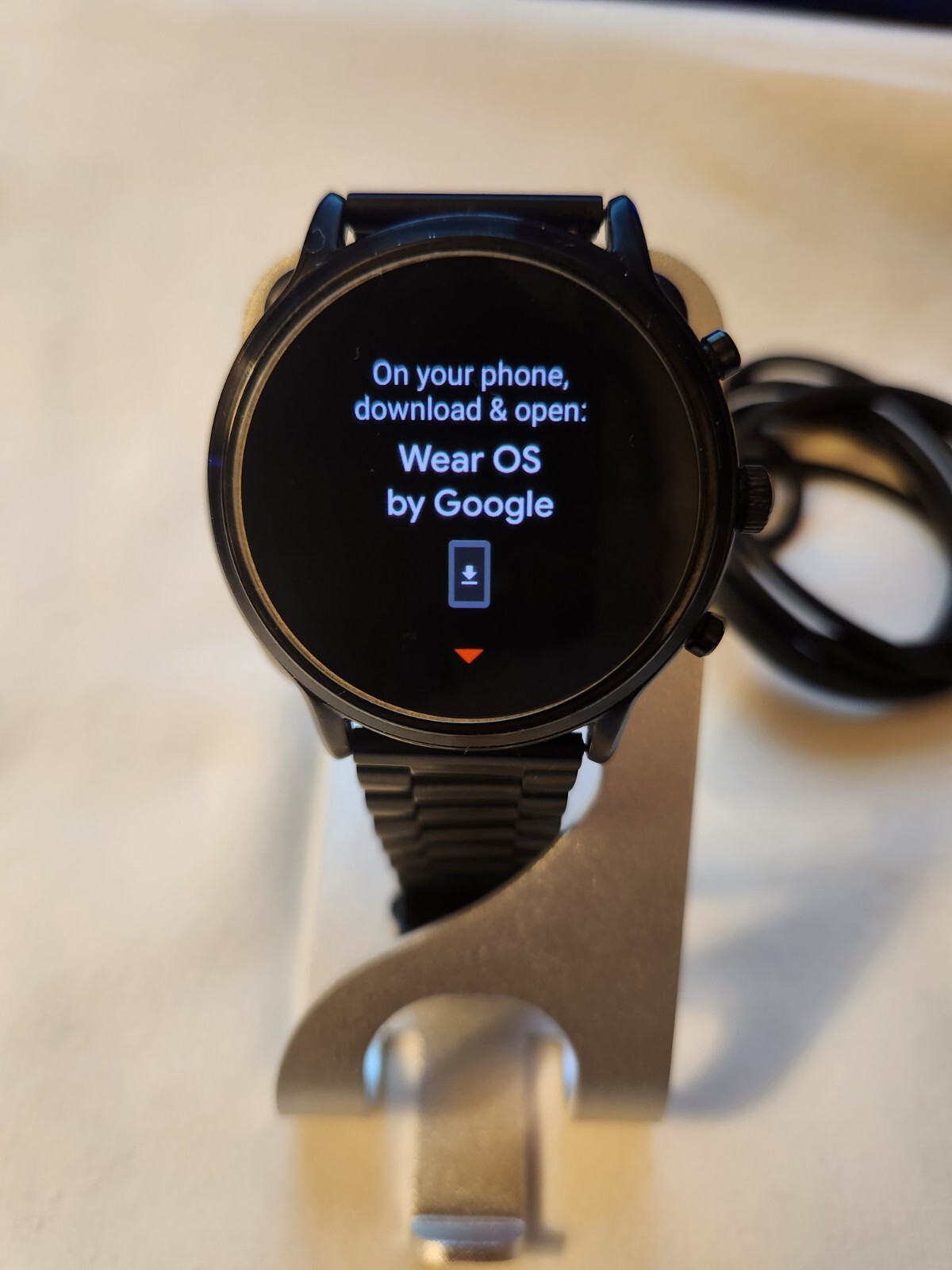 Fossil Gen 5 Carlyle Wear OS Smartwatch – Black – metal band – 2xDocks + Extras!