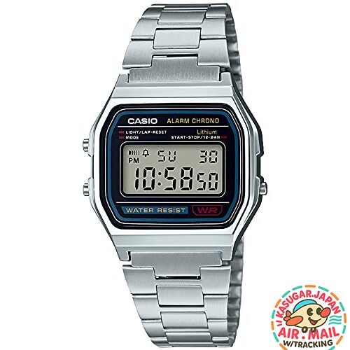 new CASIO Collection A158WA-1JH Silver Men’s Digital Watch fm Japan w/Tracking