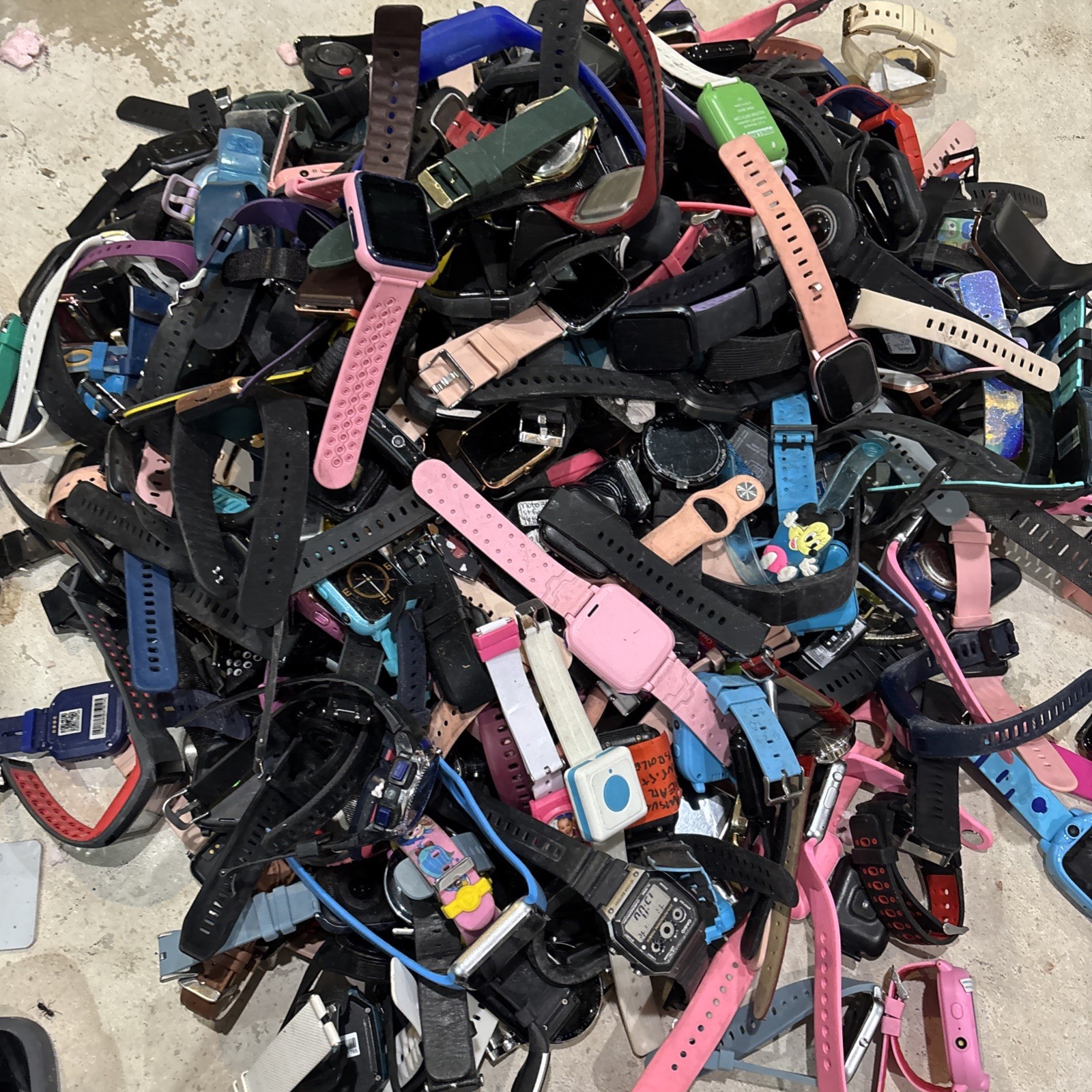 Lot of (380+) Untested Watches Smart Casio Samsung Asus For Parts or Repair ++