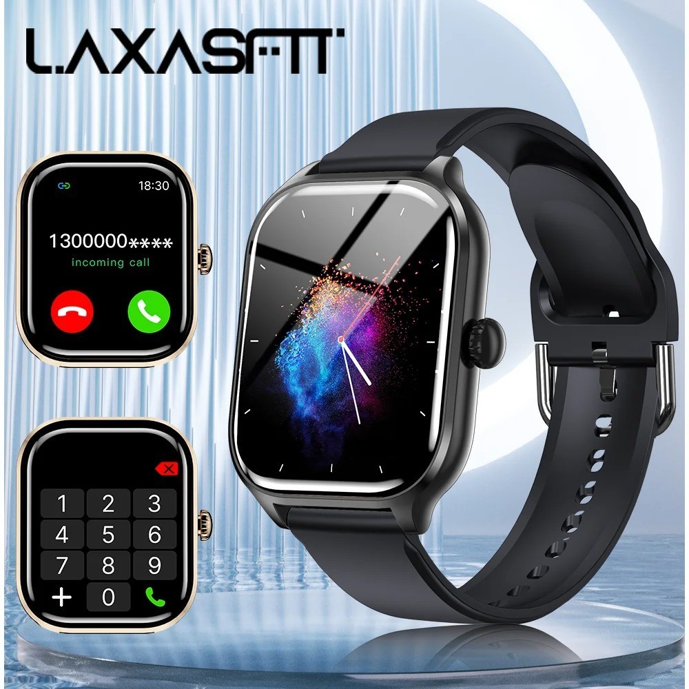 LAXASFIT H9 Pro Max Smart Watch Bluetooth Call Fitness Tracker 2.01″ Display