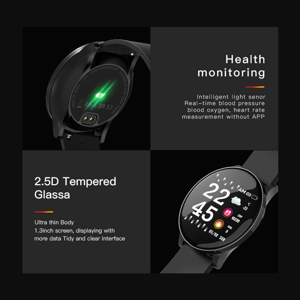 Waterproof Bluetooth Smart Watch Sport Tracker Calorie Pedometer For Cellphones