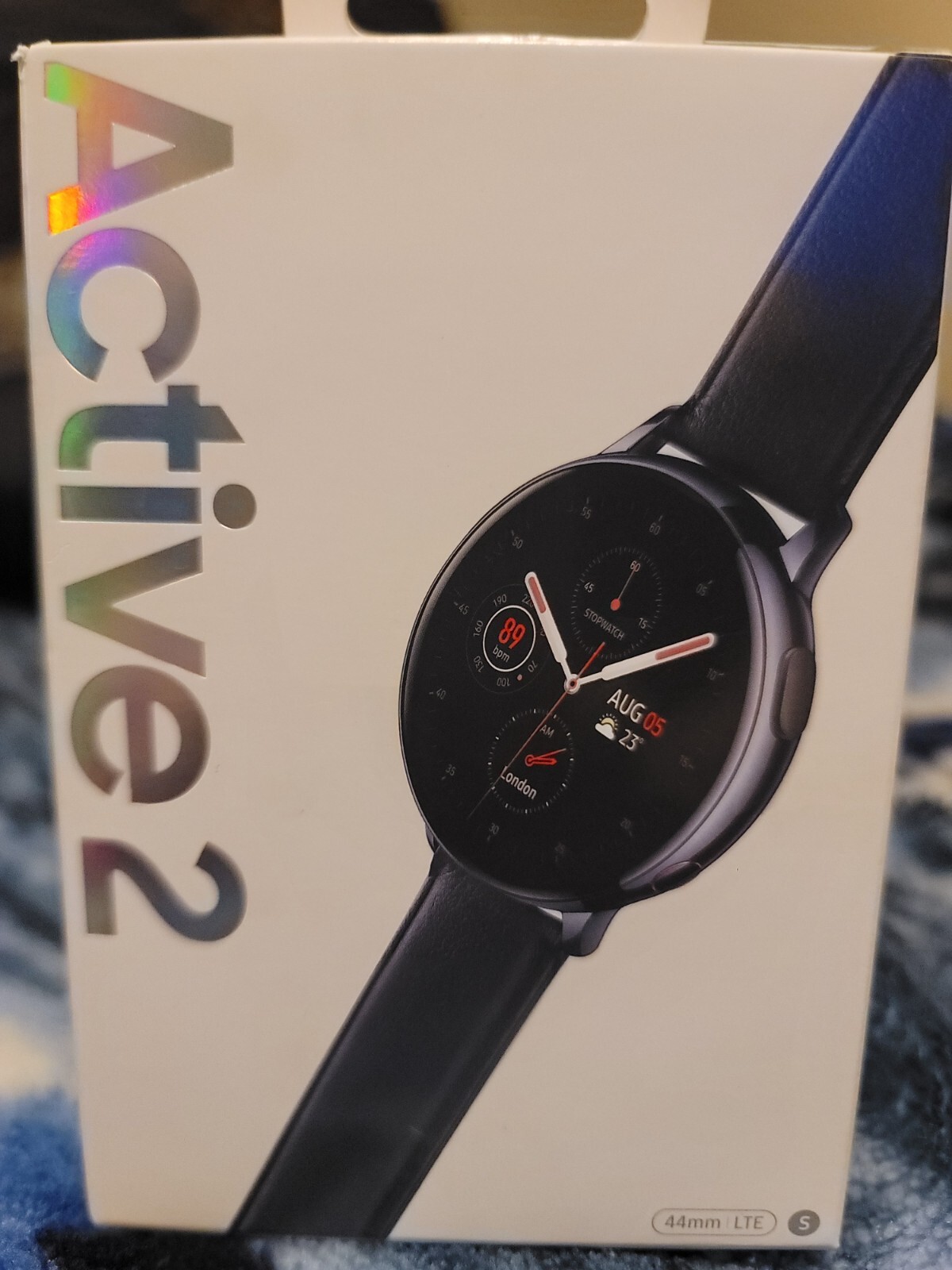Samsung Galaxy Watch Active 2 SM-R825 44mm Stainless Steel Case with Leather…