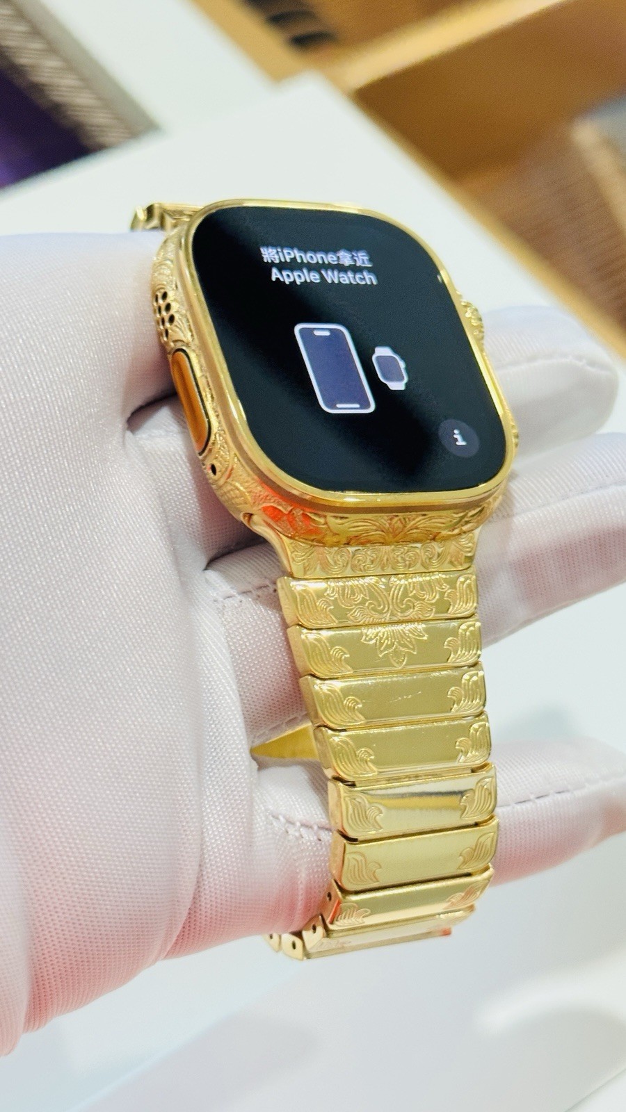 ✅ Custom 24k Gold Apple Watch Ultra 2 Engraved + Luxury Box | Authentic ✅