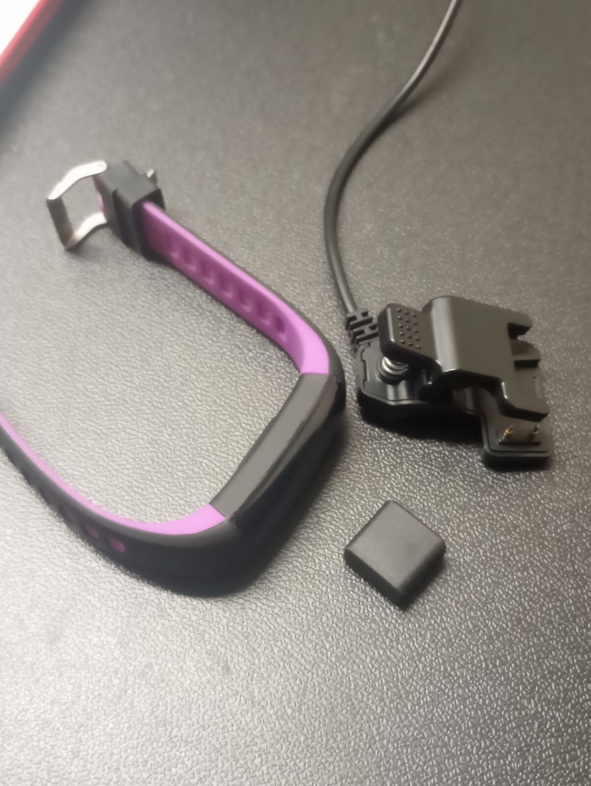 Smart Band Health Steward 1” Screen Heart Rate Monitor USB Android Or IOS Purple