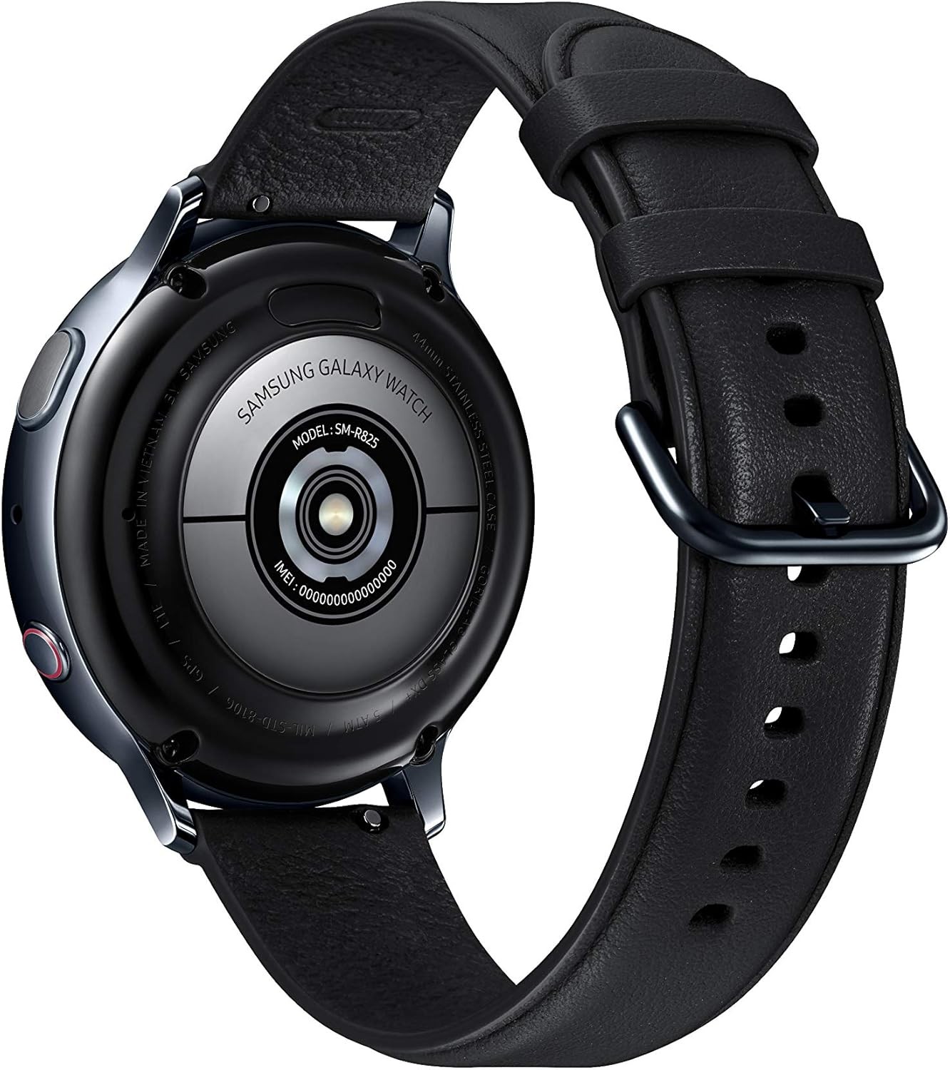 Samsung Galaxy Watch Active 2 SM-R825 44mm Stainless Steel Case with Leather…