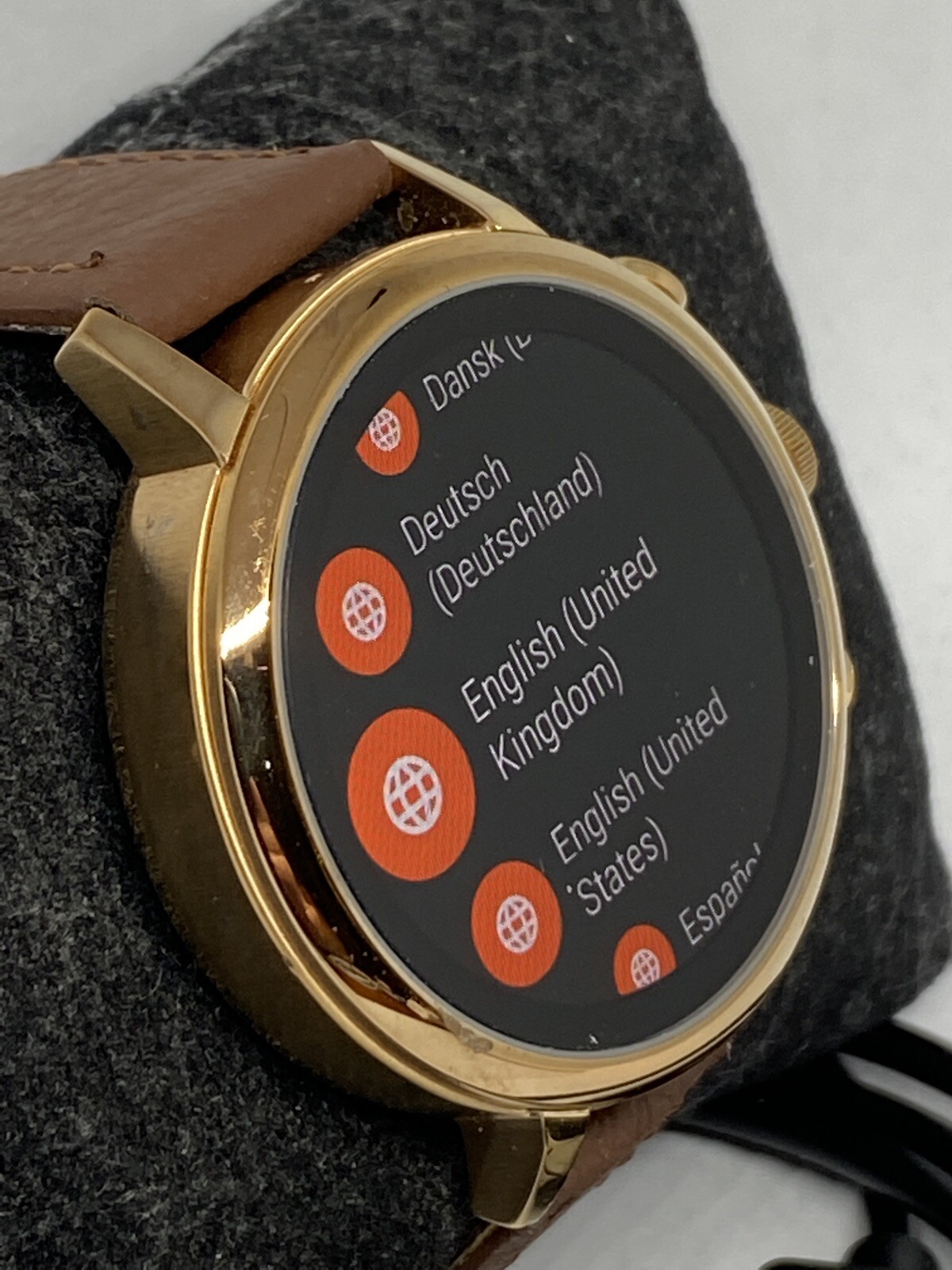 Fossil Gen 4 Authentic Digital Dial Smart Watch Custom Band FTW6016 LT343