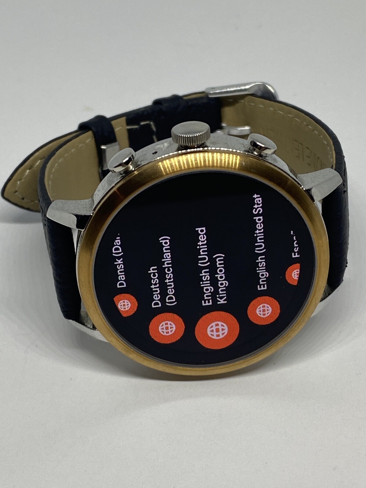 Fossil Gen 4 Authentic Digital Dial Smart Watch Custom Band FTW6016 AB588
