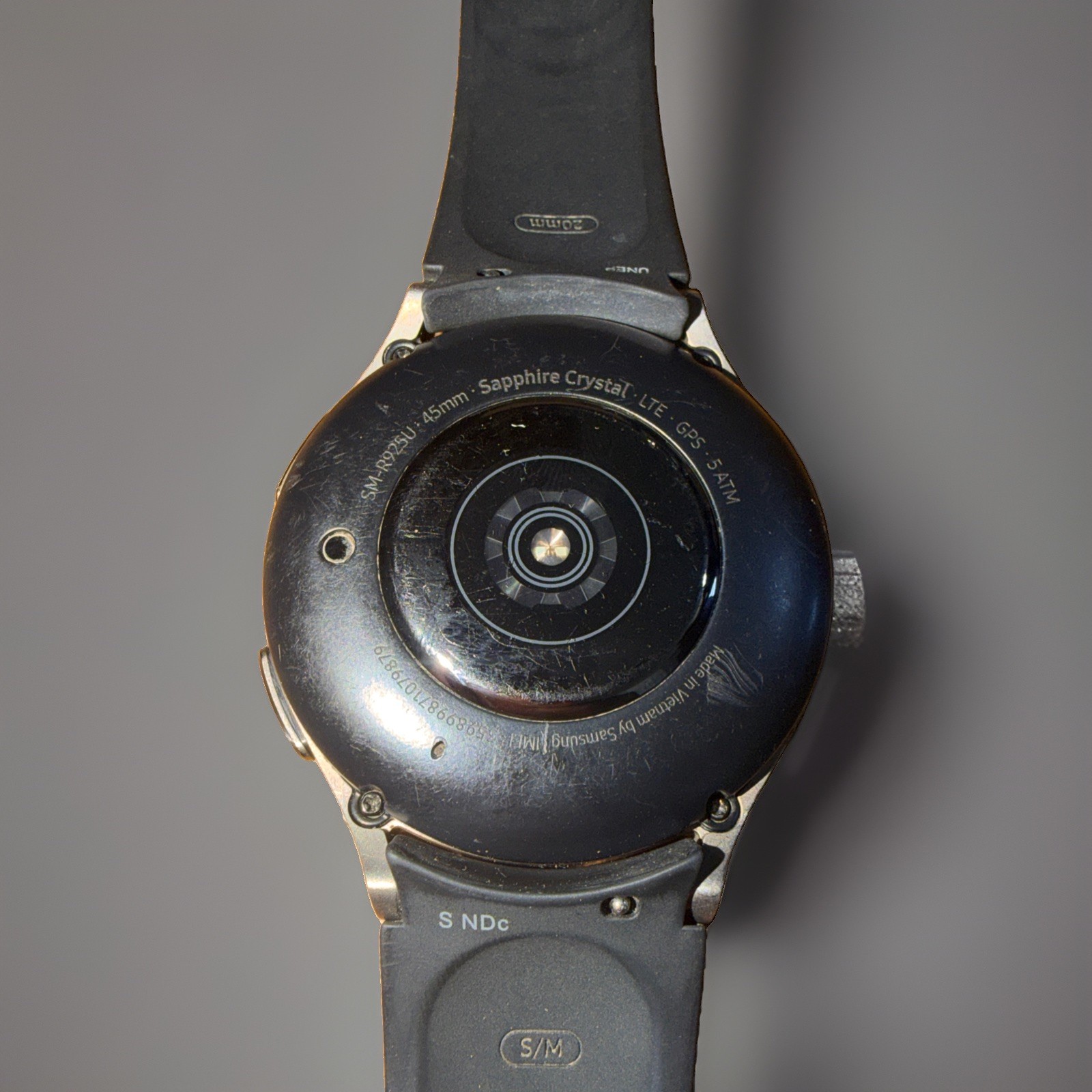 Samsung Galaxy Watch3 45mm LTE Mystic Black SM-R845 UNTESTED Watch Only