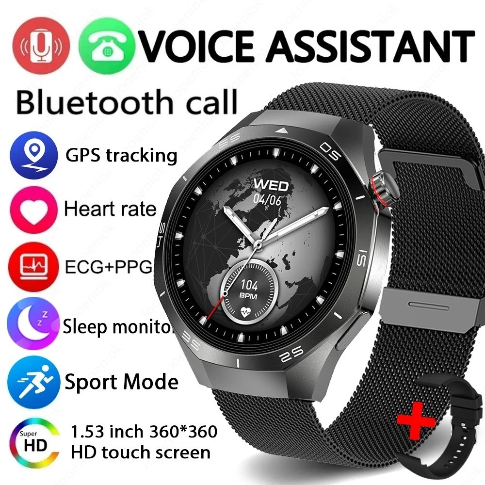 GT5 Pro Smart Watch Men AMOLED NFC BT Call Waterproof for Android and iOS