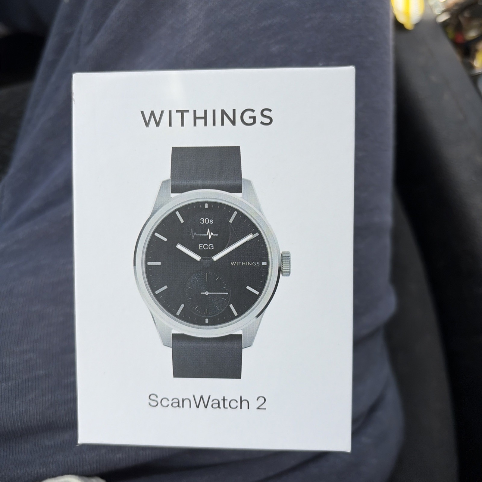 Withings ScanWatch 2 (Black / Silver) (42mm) (HWA10-model 4-All-Int) (NISB)