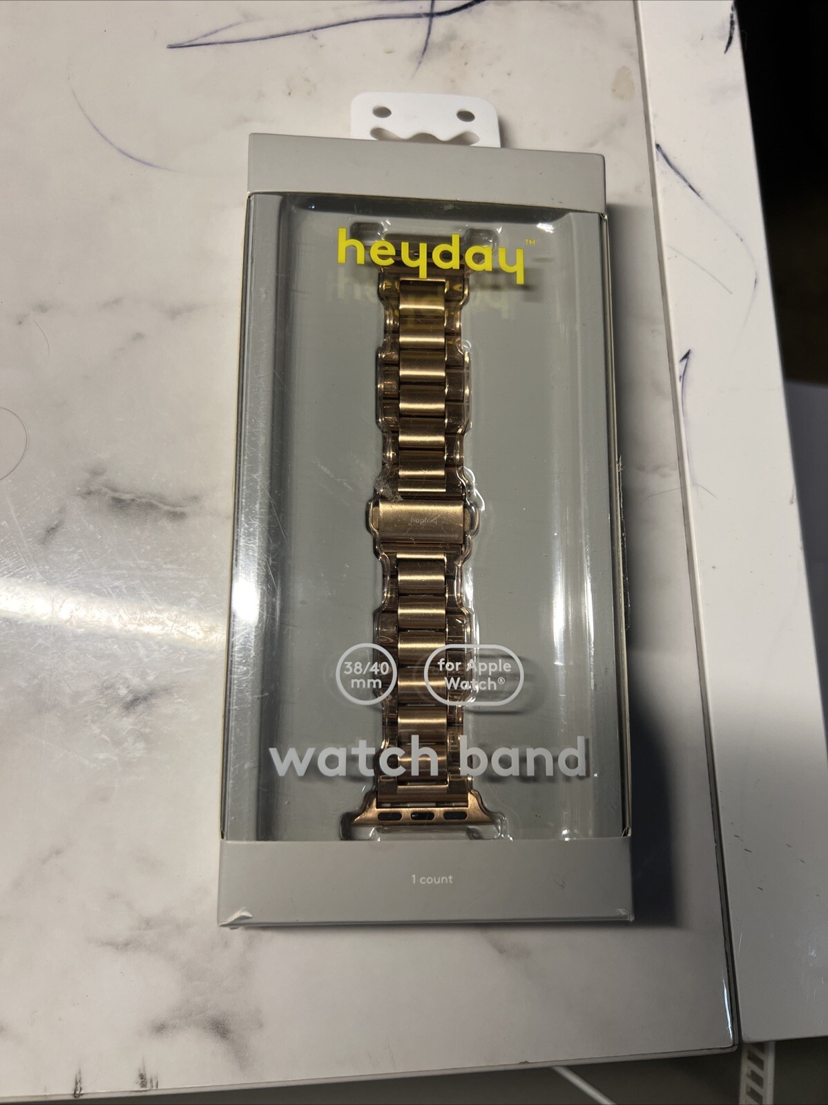Silver Style Smart Watch Band – Fits 38/40 mm Apple Watch – Brand New Never…