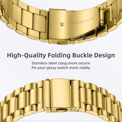 Stainless Steel Strap/Band Compatible with Samsung Galaxy Watch 8 FE 40mm Women