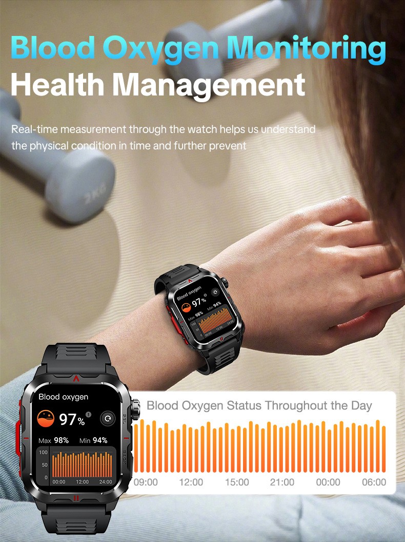 Smart Watch Wristwatch Health Monitoring Step Counting Multiple Sports Modes