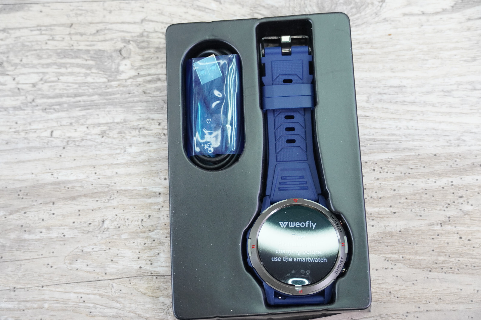 Weofly Explorer Navy 1.43″ AMOLED Display Bluetooth Call Tactical Sport Watch