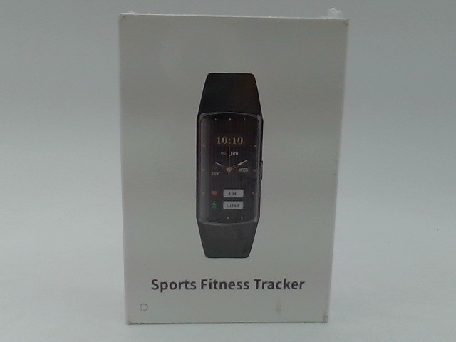 Sports Fitness Tracker For Women Men AMOLED Step Counter Slim Thin Black