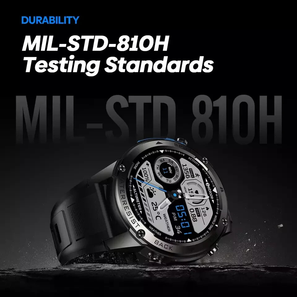 New Stratos 2 Ultra GPS Smart Watch Built-In Compass Barometric Altimeter Dual-