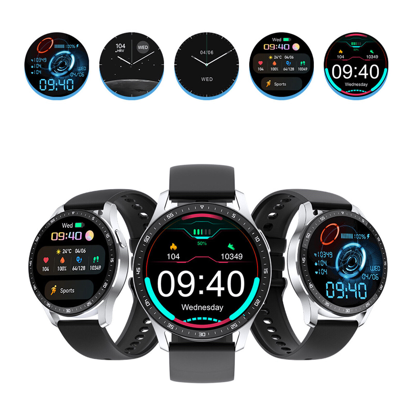 2 in 1 Smart Watch with Earbuds Smartwatch True Wireless Bluetooth Headsets Kit