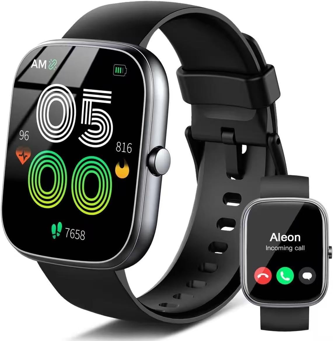 Smart Watch 1.91″HD Smartwatch for Men Women Heart Rate/Sleep Monitor/Pedometer,