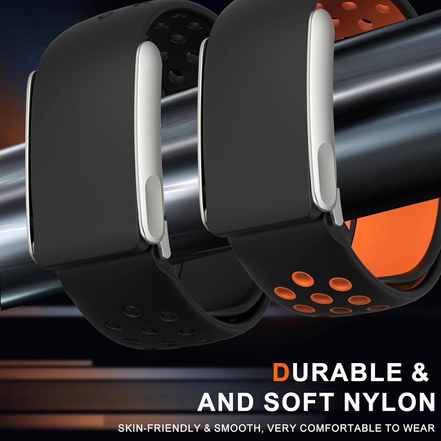 Silicone Sport Band for Whoop 5.0, Breathable Adjustable Waterproof Strap