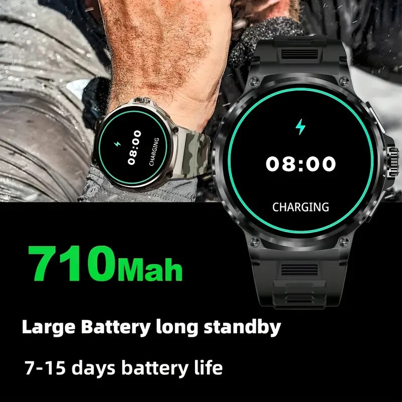 Multifunctional Smart Watch For Men /military smart watch, Touch Screen Digital.