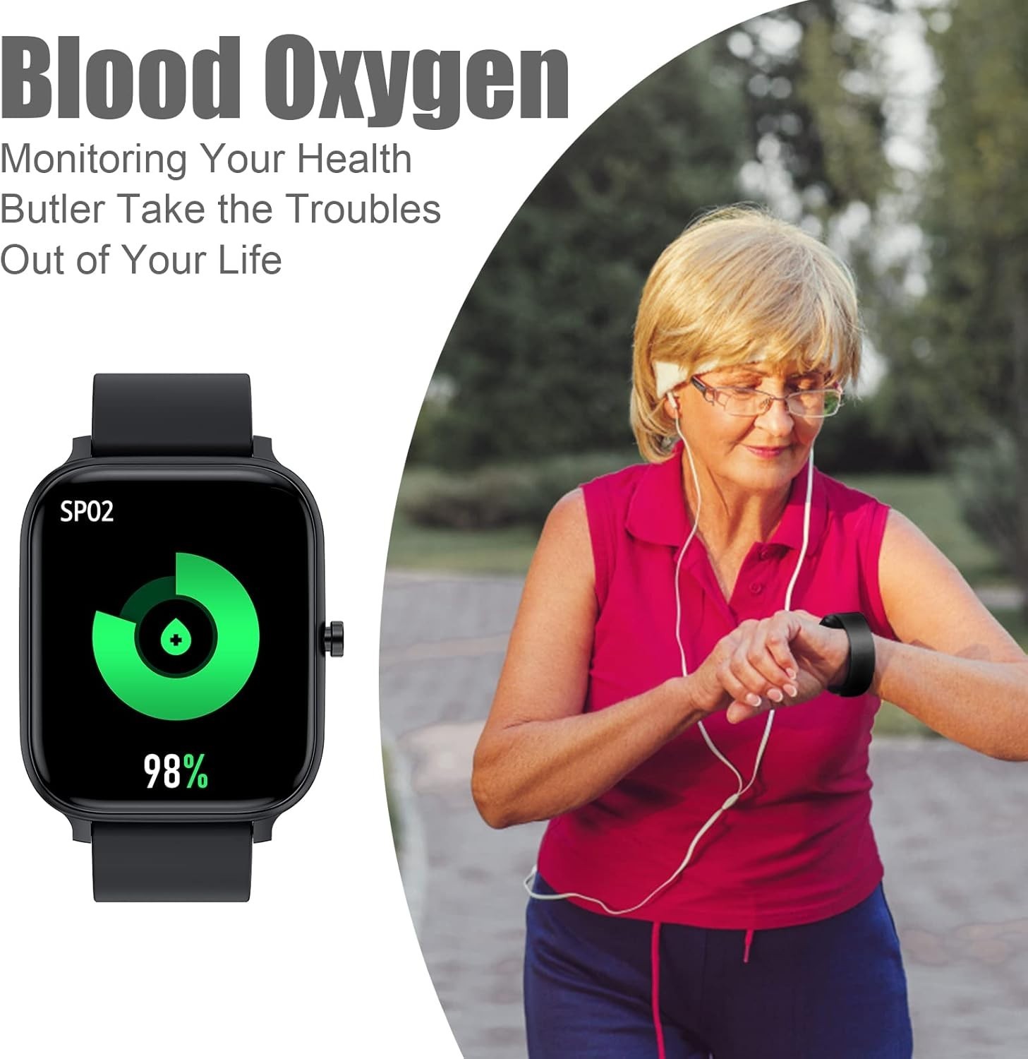 Reloj Inteligente de Mujer Hombre para Iphone Apple Samsung Android y Bluetooth