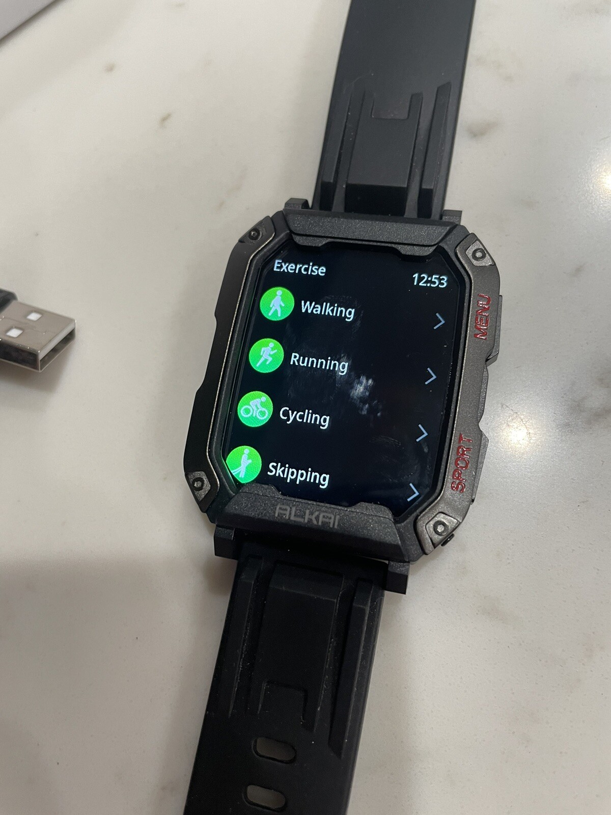 Smart Watch Rugged and Military AI Assistant Tracking, Health Monitoring