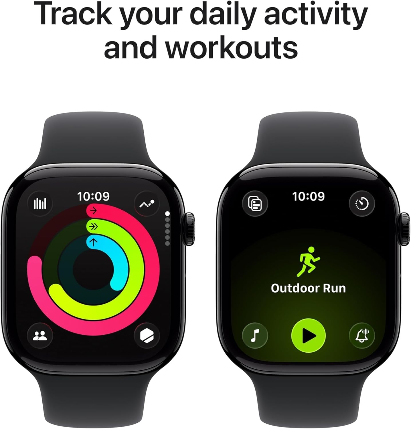 Apple Watch Series 11 46mm Jet Black A3333 GPS Refurbed (Like New) – In Box