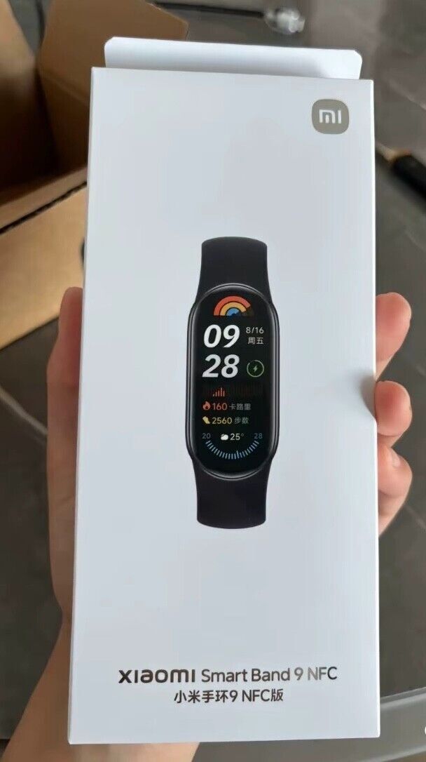 Xiaomi Mi Band 9 NFC Version 1.62” AMOLED Sports Bracelet Heart Rate Monitors
