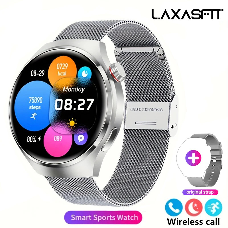G.L Wear GT4 Pro Smart Watch 1.52” HD Bluetooth Call Health Track Voice