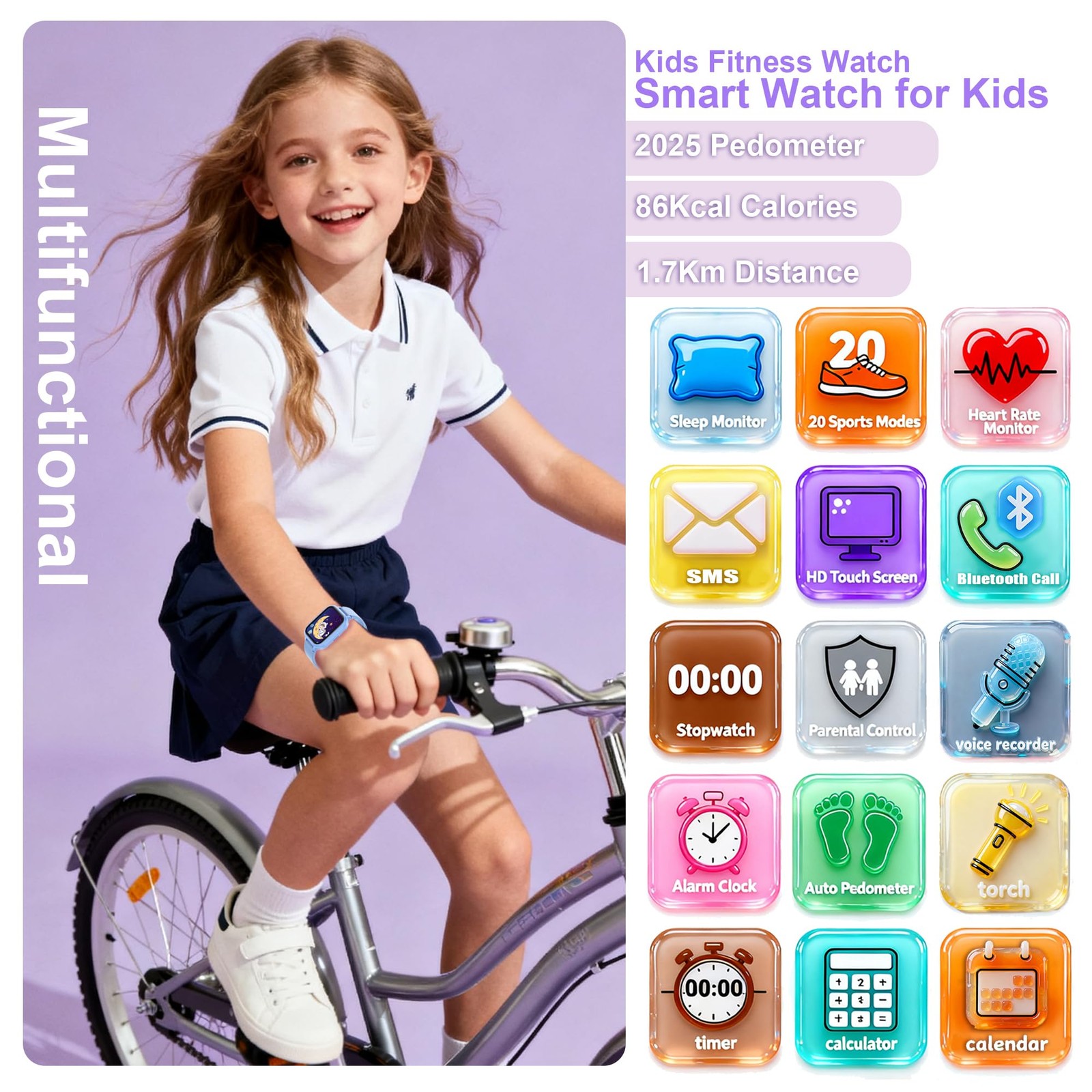 4-15 Ys, Standalone&APP Dual Use, Bluetooth , Kid Gift