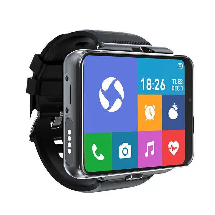 2.88″ Large Touch Screen 4G Smart Watch Android/iOS Dual Camera WIFI GPS 4+ 64GB