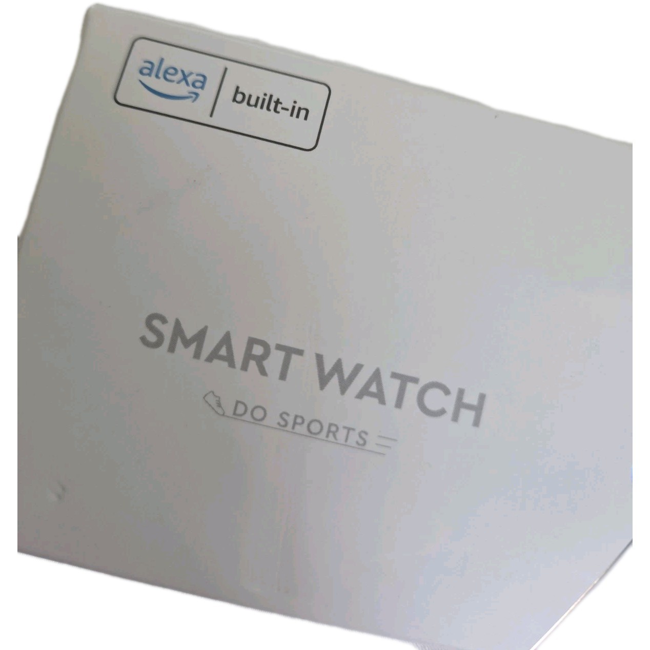 Do Sports Fitness Smart Watch ID208 Plus Black Alexa Built-In Sync VeryFit Steps
