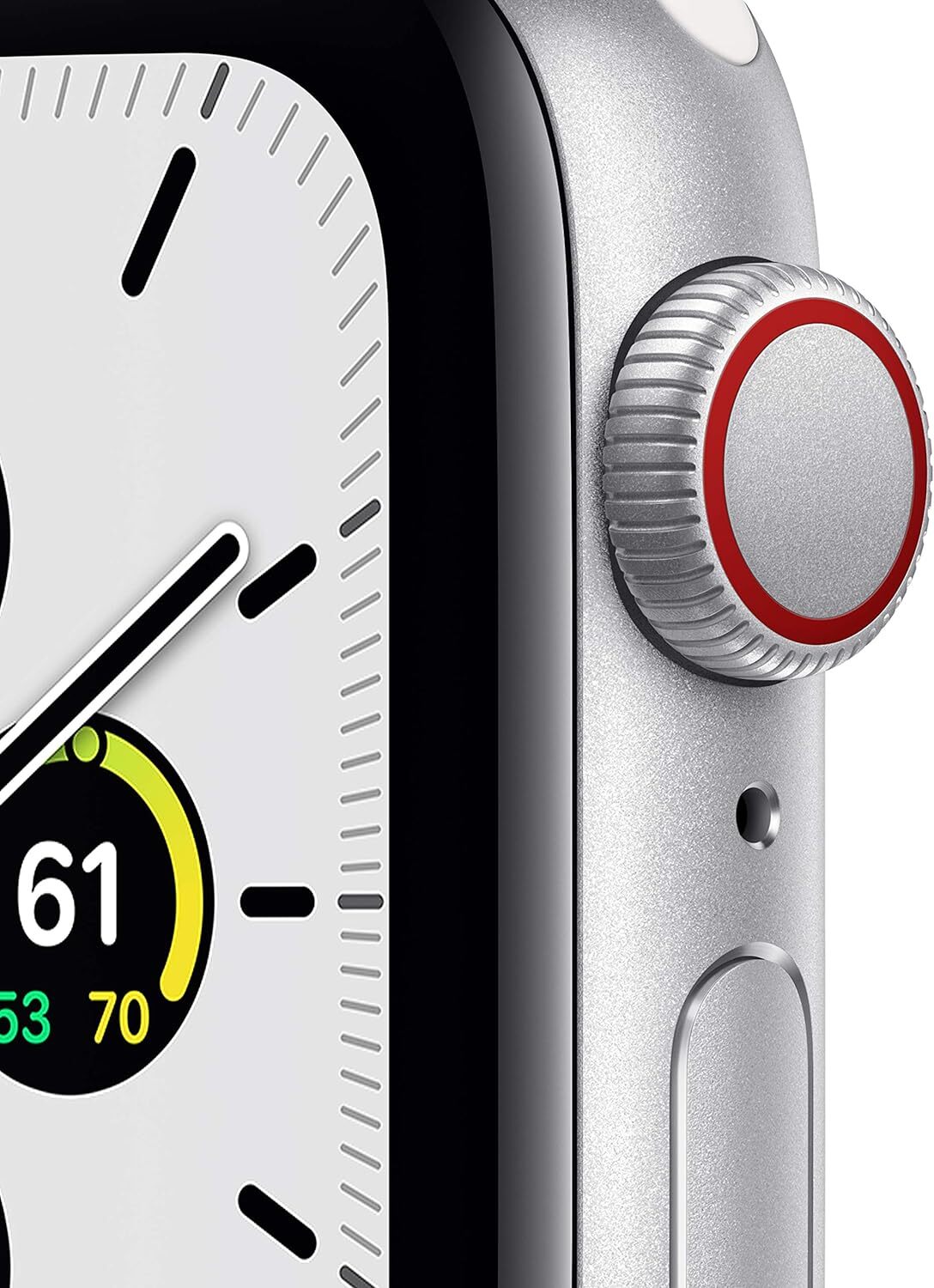 Apple Watch Series 8 GPS + LTE w/ 41MM Silver Aluminum Case & White Sport Band
