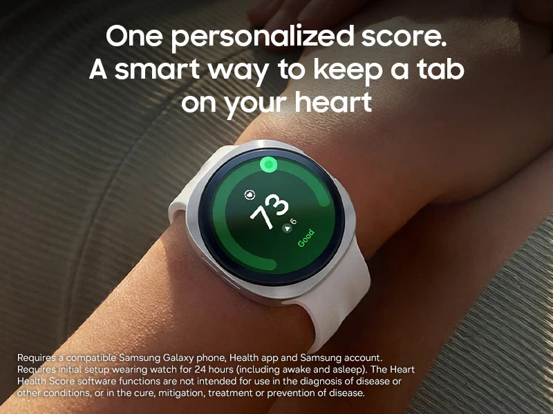 Galaxy Watch9, 40 mm, Bluetooth, Graphite with Fabric Band