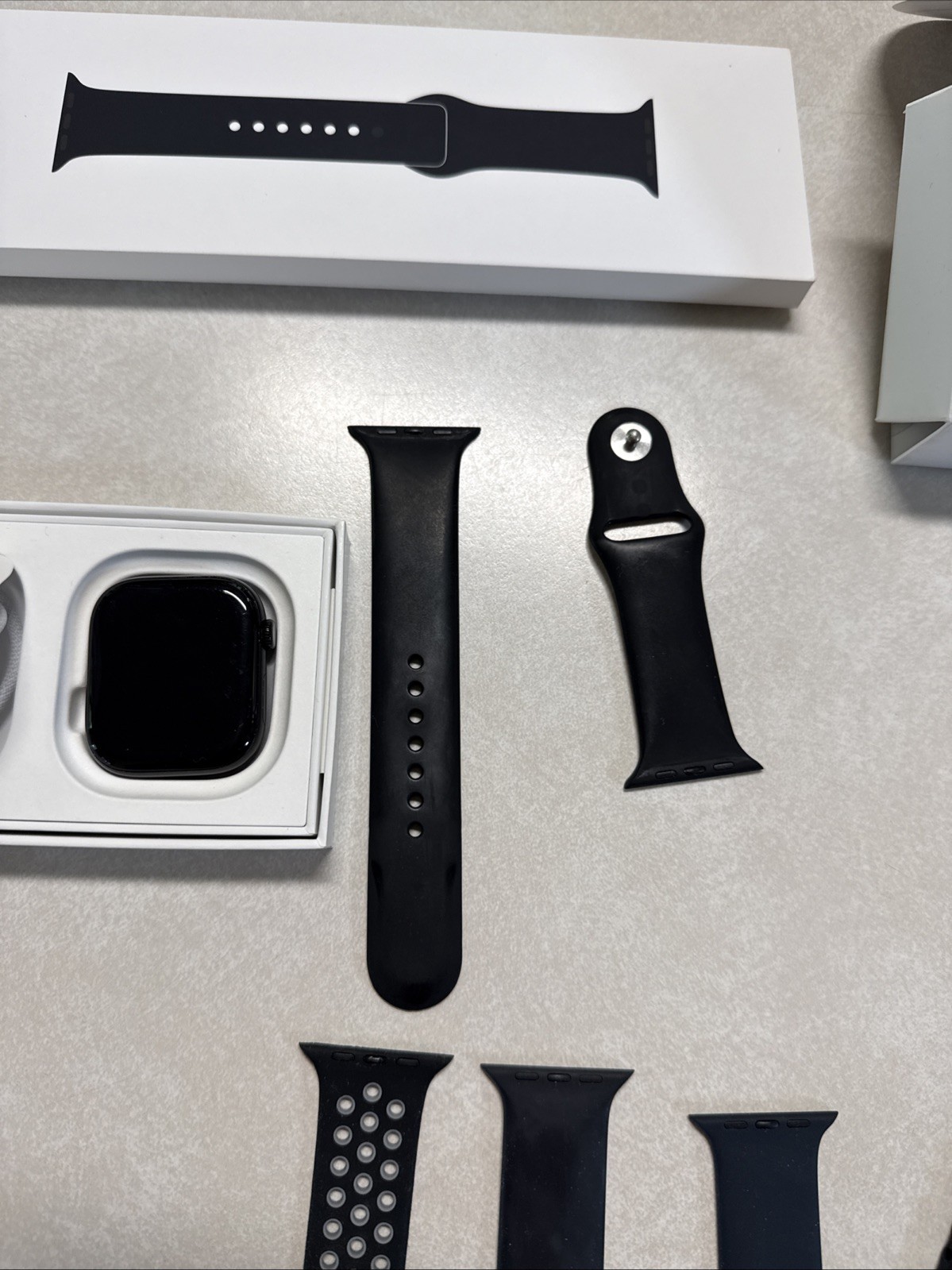 GPS Only Apple Watch Series 10 42MM Black Aluminum Black Sport Band MWWQ3LW/A