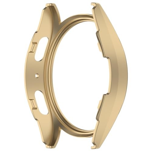 1 Pack PC Bumper for Samsung Galaxy Watch 7 40mm Protective Case Shell Cover Gol