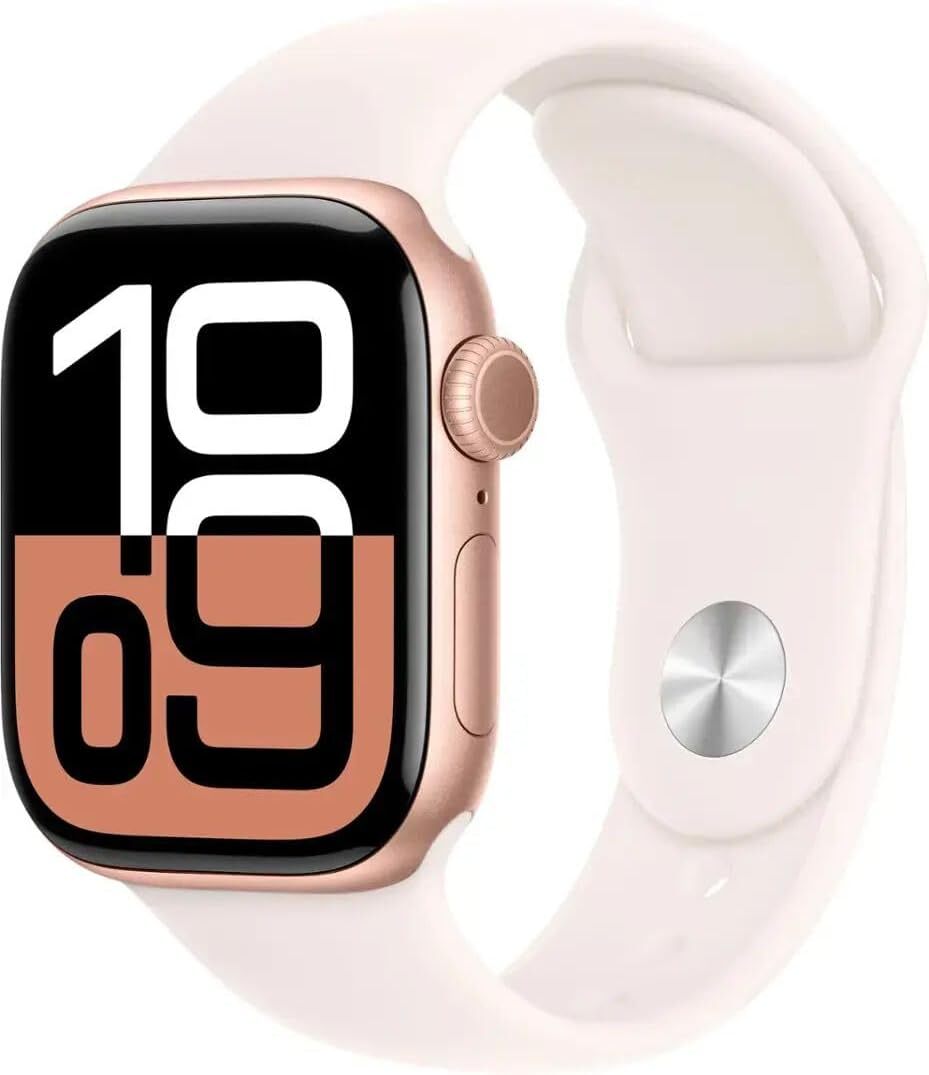 (Wi-Fi + Bluetooth) Apple Watch Series 10 42mm Rose Gold Aluminum Case – A Grade