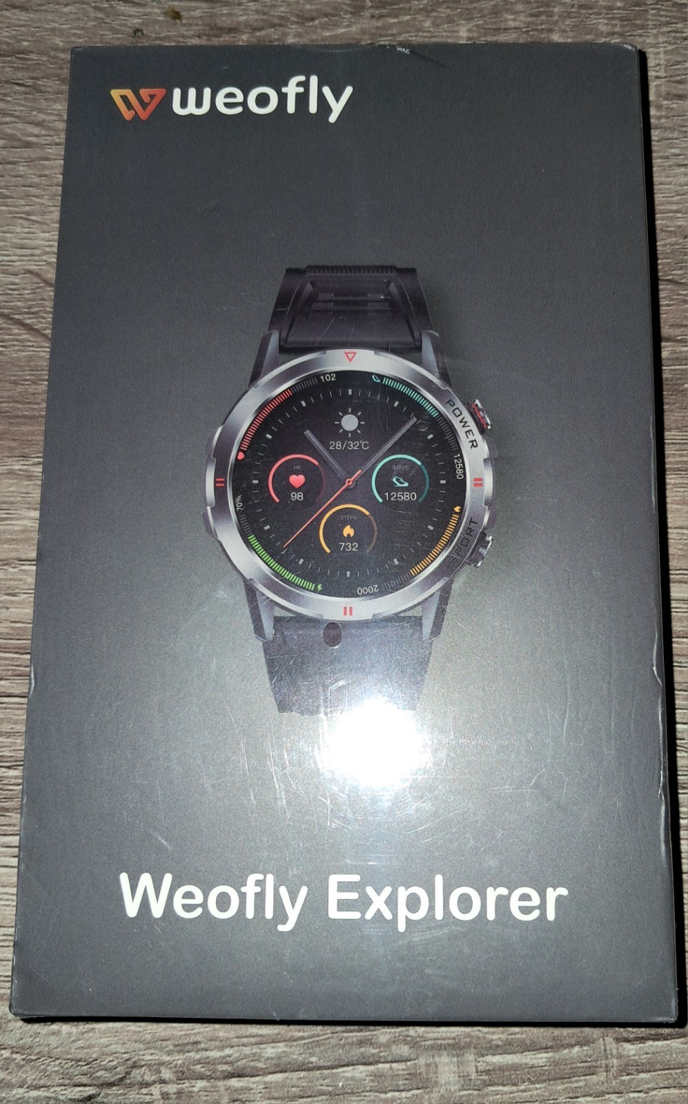 Weofly Explorer Navy 1.43″ AMOLED Displayl Tactical Sport Watch Sealed in box