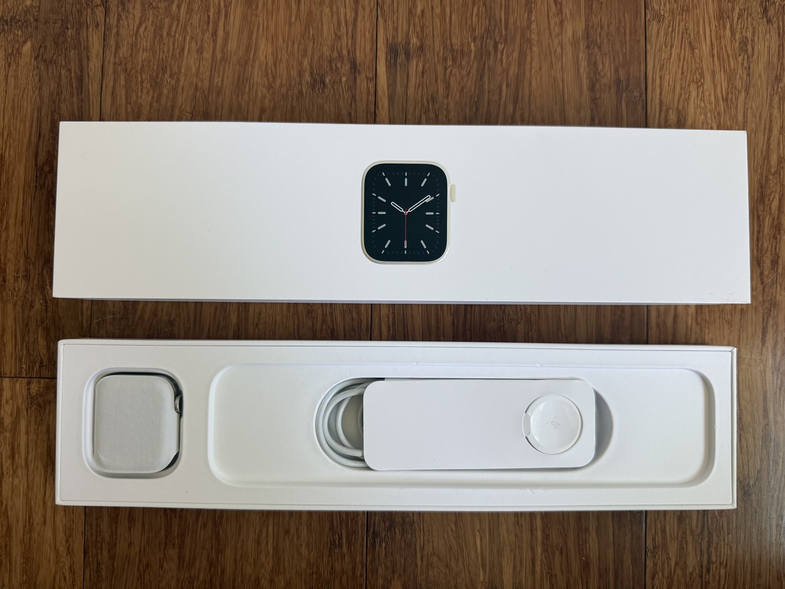 Apple Watch Series 6 Stainless Steel 40mm • GPS+Cellular • Silver • White Band